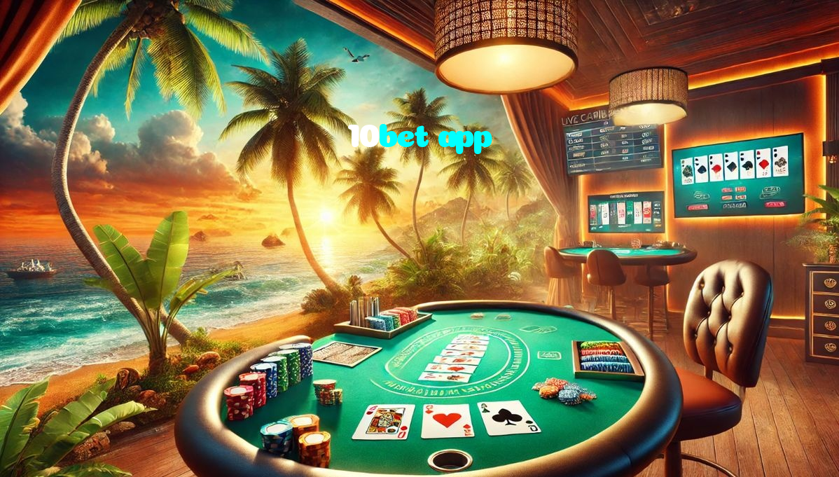 10bet app casino presented on mobile device in Pakistan with slots and live games